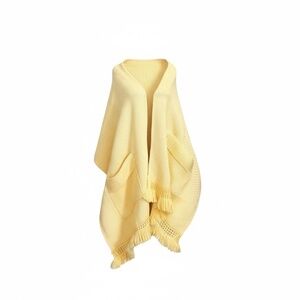 COLUMBINE CODY HOME COLLECTION COZY POCKET YELLOW THROW